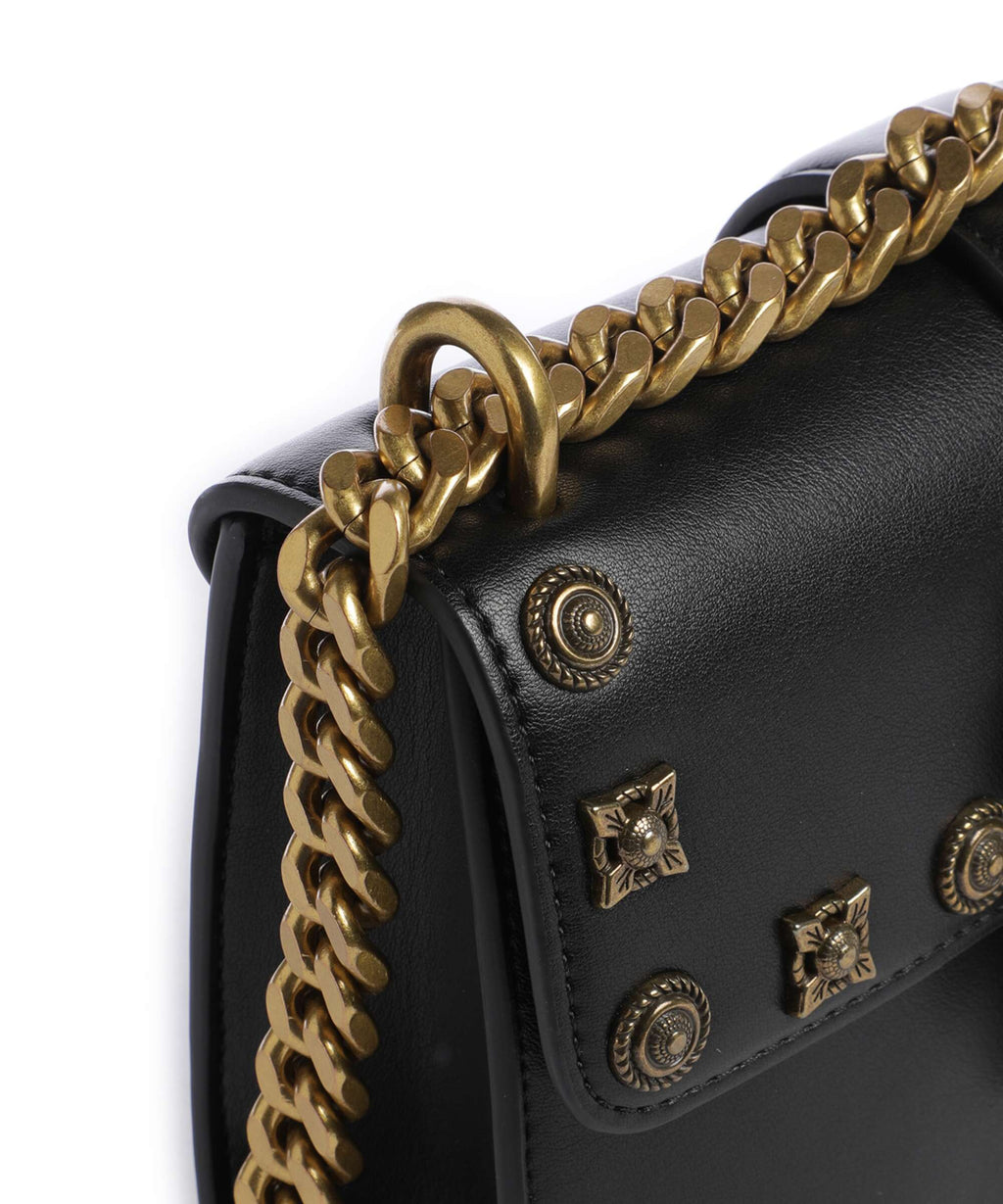 Just Cavalli Iconic Snakes Shoulder bag black