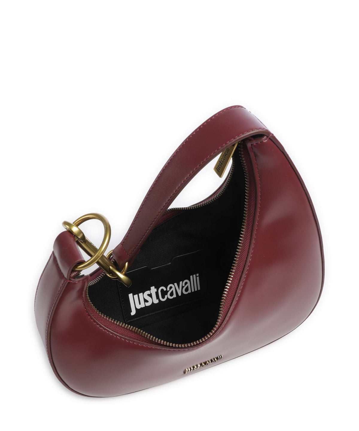 Just Cavalli Dog Leash Shoulder bag cordovan