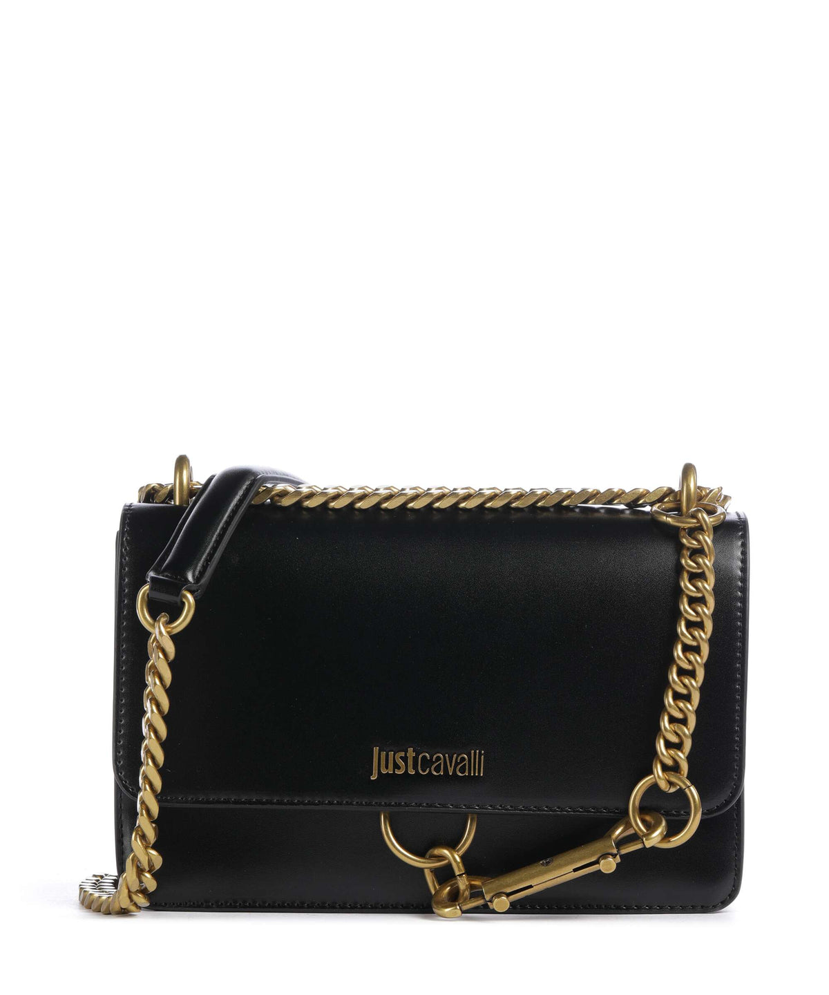 Just Cavalli Dog Leash Crossbody bag black