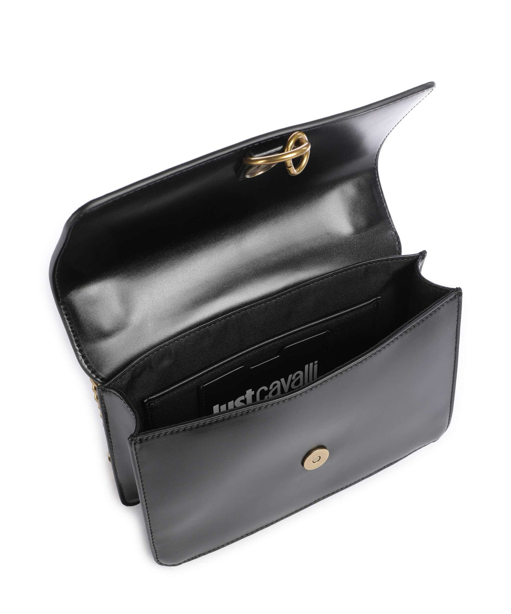 Just Cavalli Dog Leash Crossbody bag black