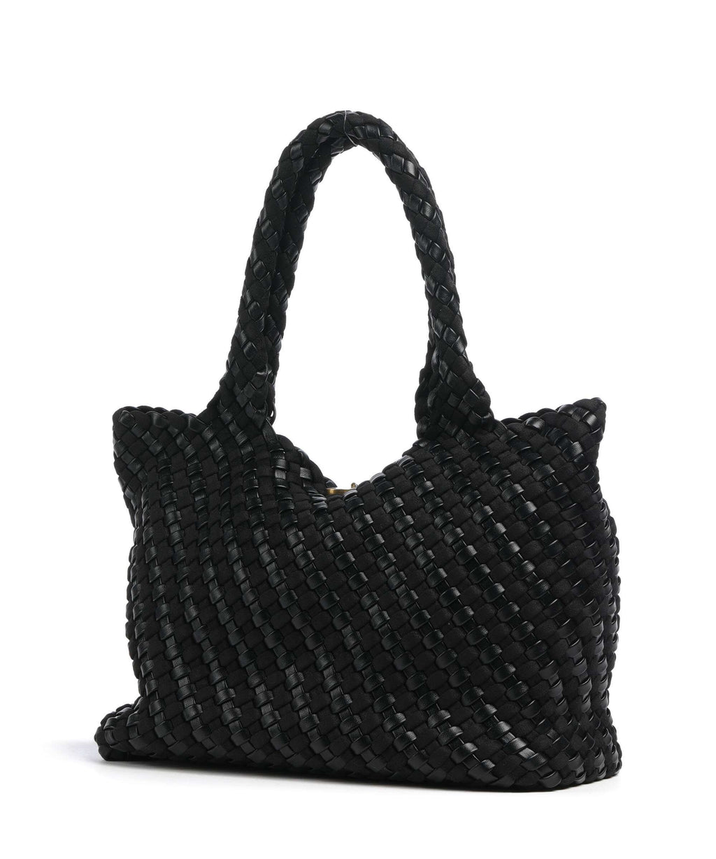 Just Cavalli Woving Hobo bag black