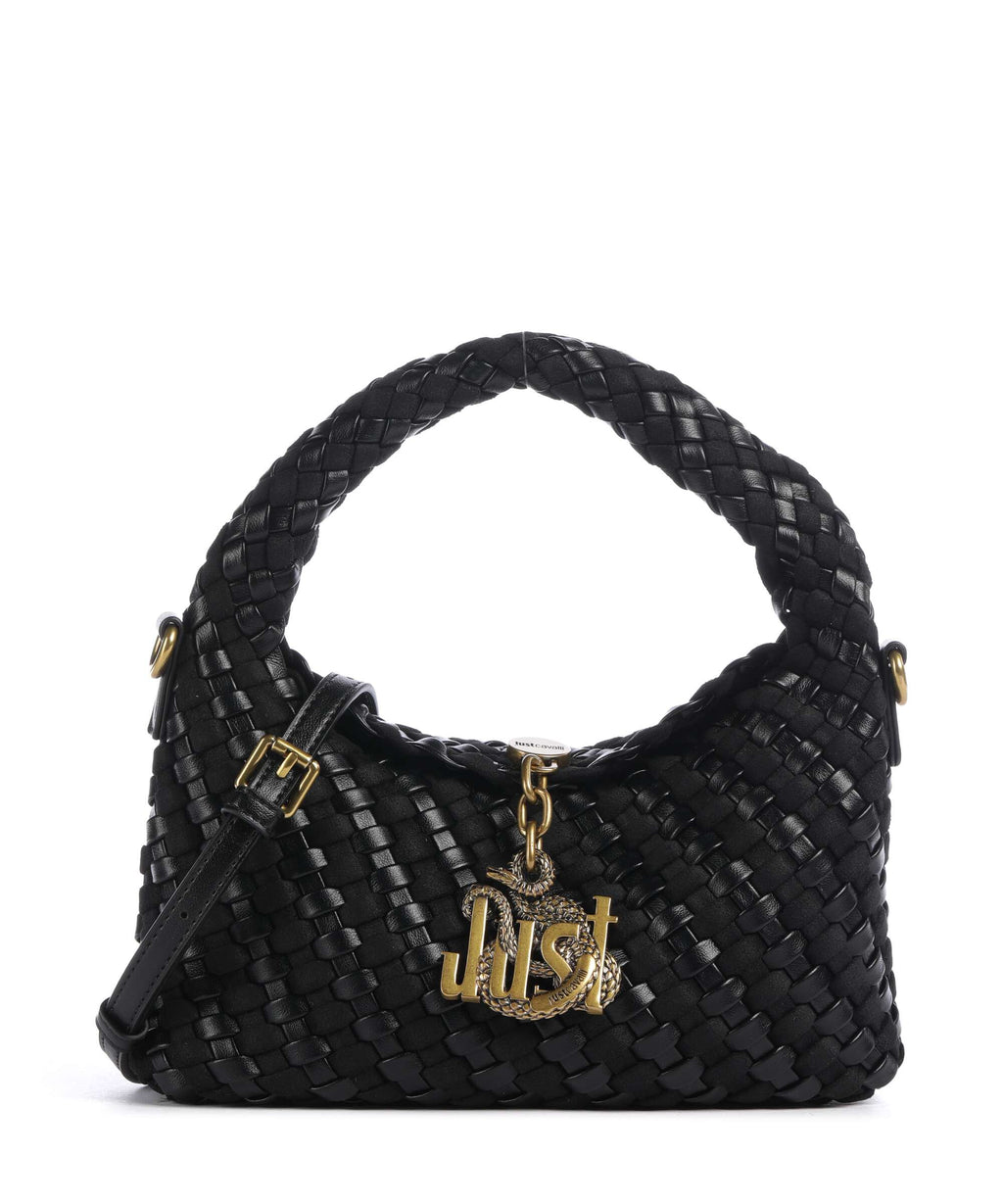 Just Cavalli Woving Handbag black