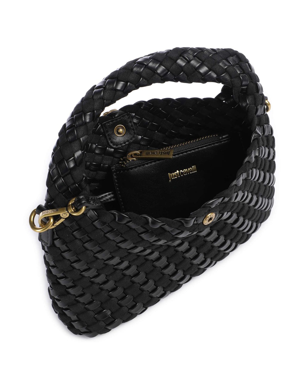 Just Cavalli Woving Handbag black