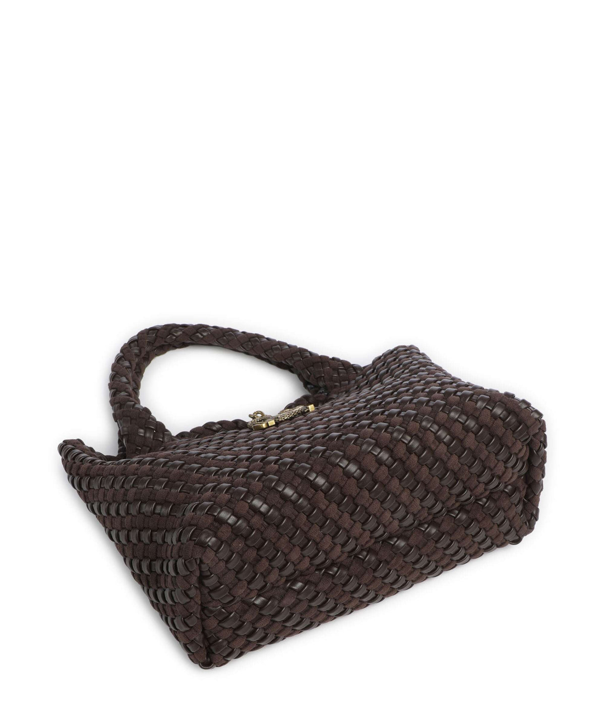Just Cavalli Woving Hobo bag black coffee