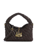 Just Cavalli Woving Handbag black coffee