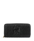 Just Cavalli Iconic Snakes Plisse Soft Wallet black