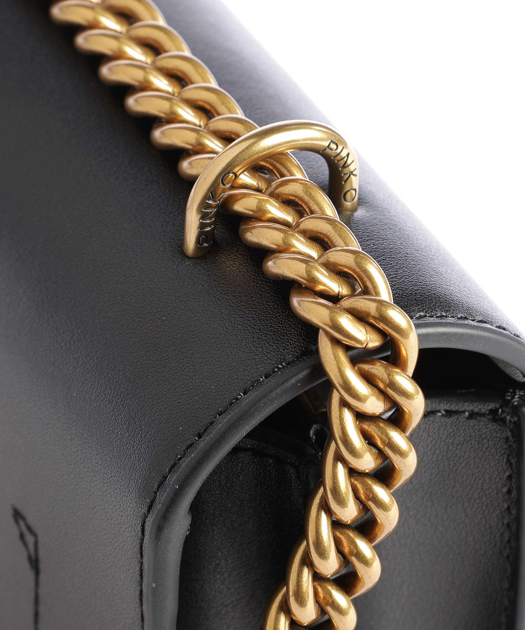 Pinko Love One Mini Shoulder bag nero/antique gold