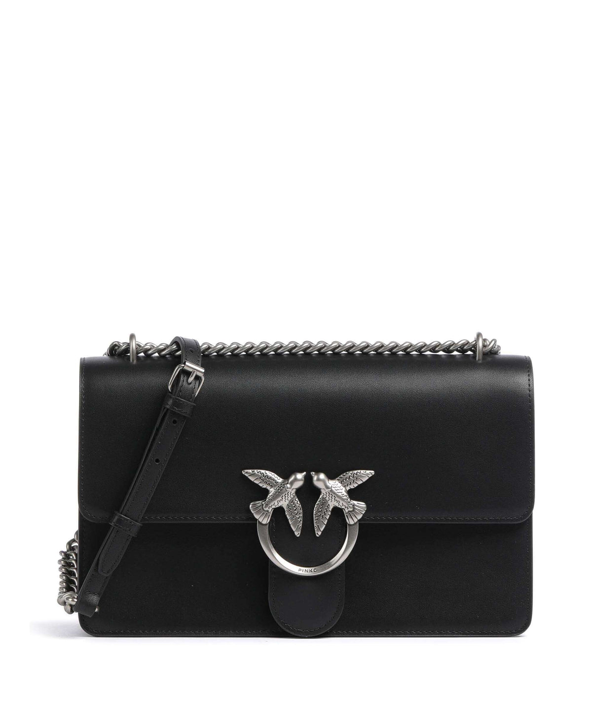 Pinko Love One Classic Shoulder bag nero/old silver