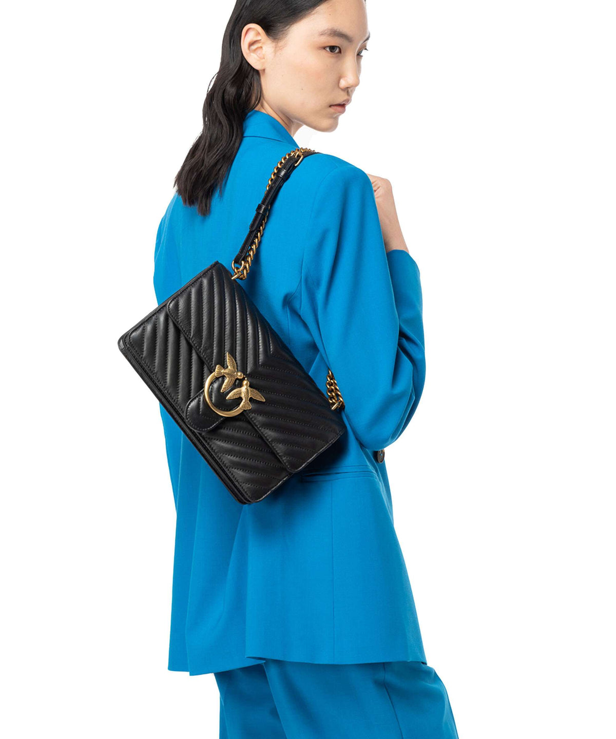 Pinko Love One Classic Shoulder bag nero/antique gold