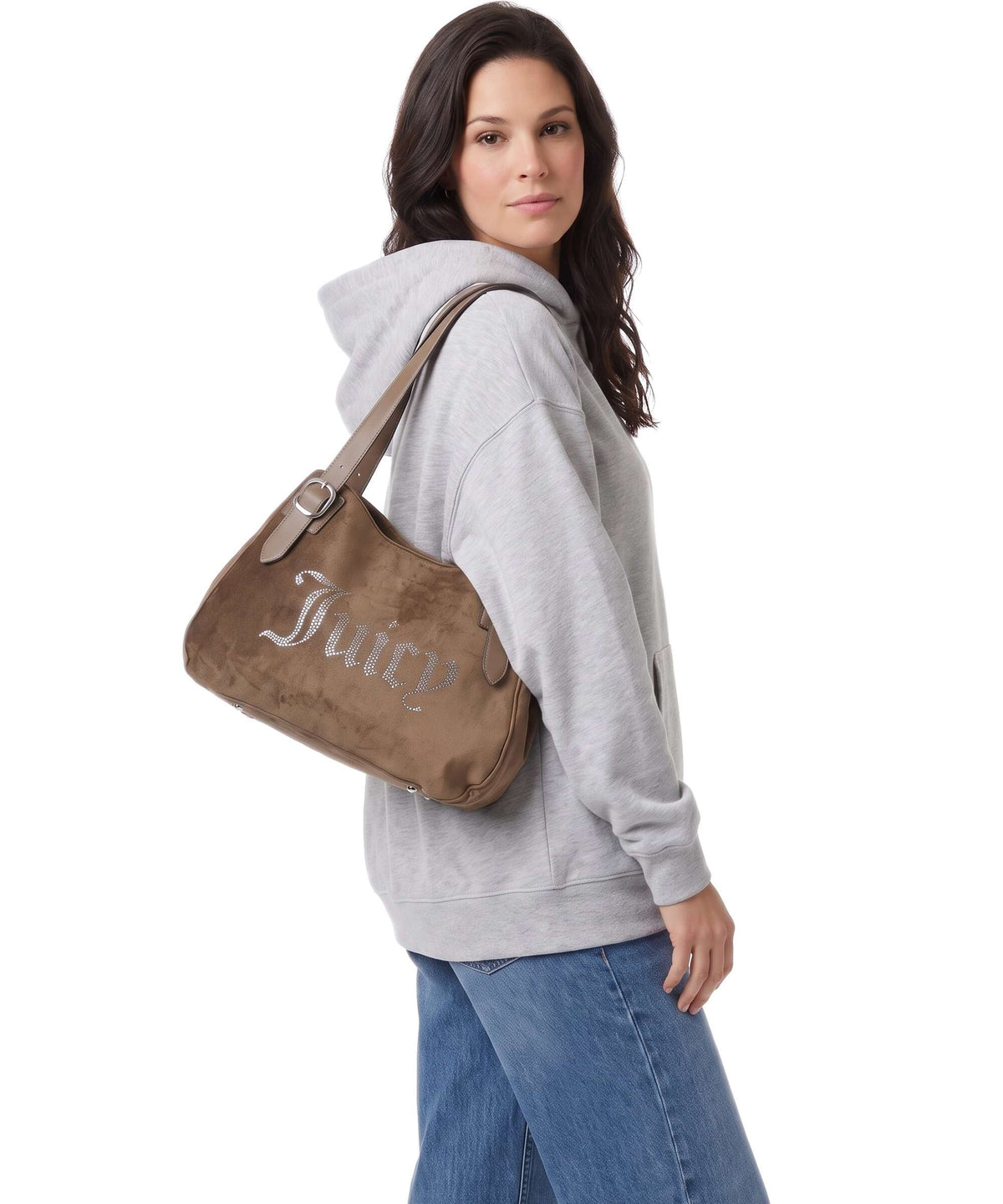 Juicy Couture Kimberly M Hobo bag light java