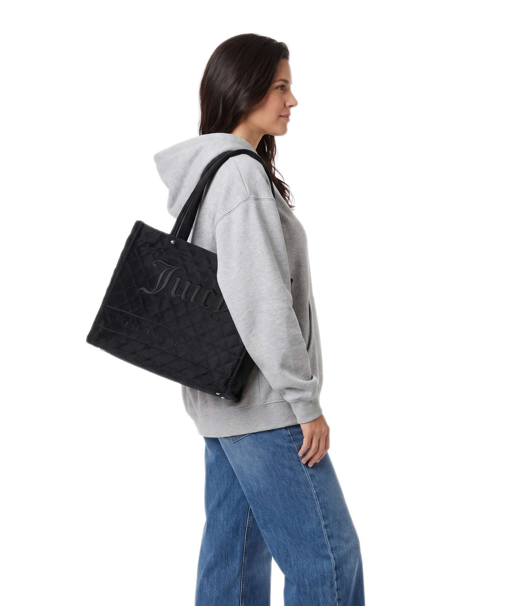 Juicy Couture Iris Quilted L Tote bag black