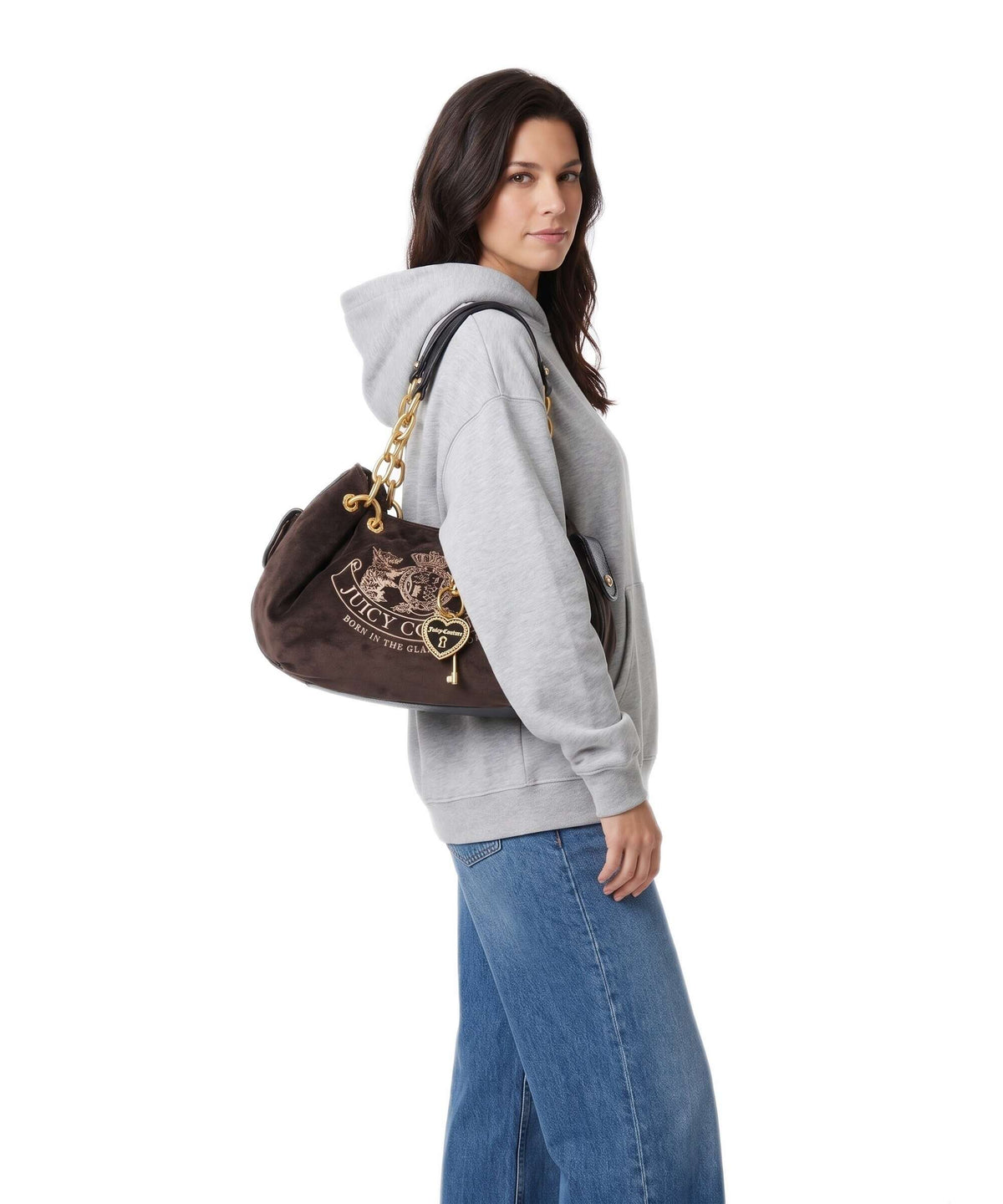 Juicy Couture Daydreamer M Hobo bag chocolate
