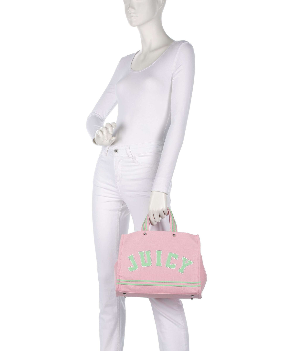 Juicy Couture Iris Patch Canvas M Handbag juicy pink/summer green