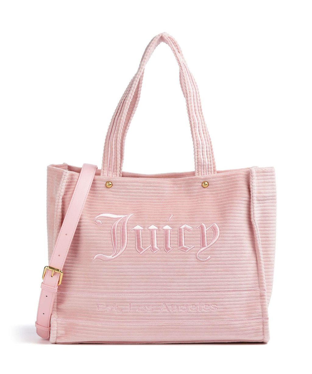 Juicy Couture Iris Velvet L Tote bag juicy pink