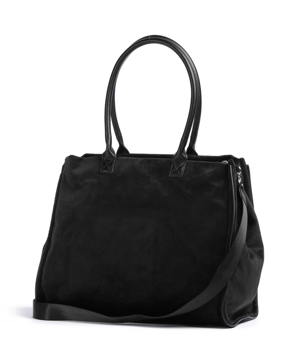 Juicy Couture Iris Velvet Rhinestones L Tote bag black