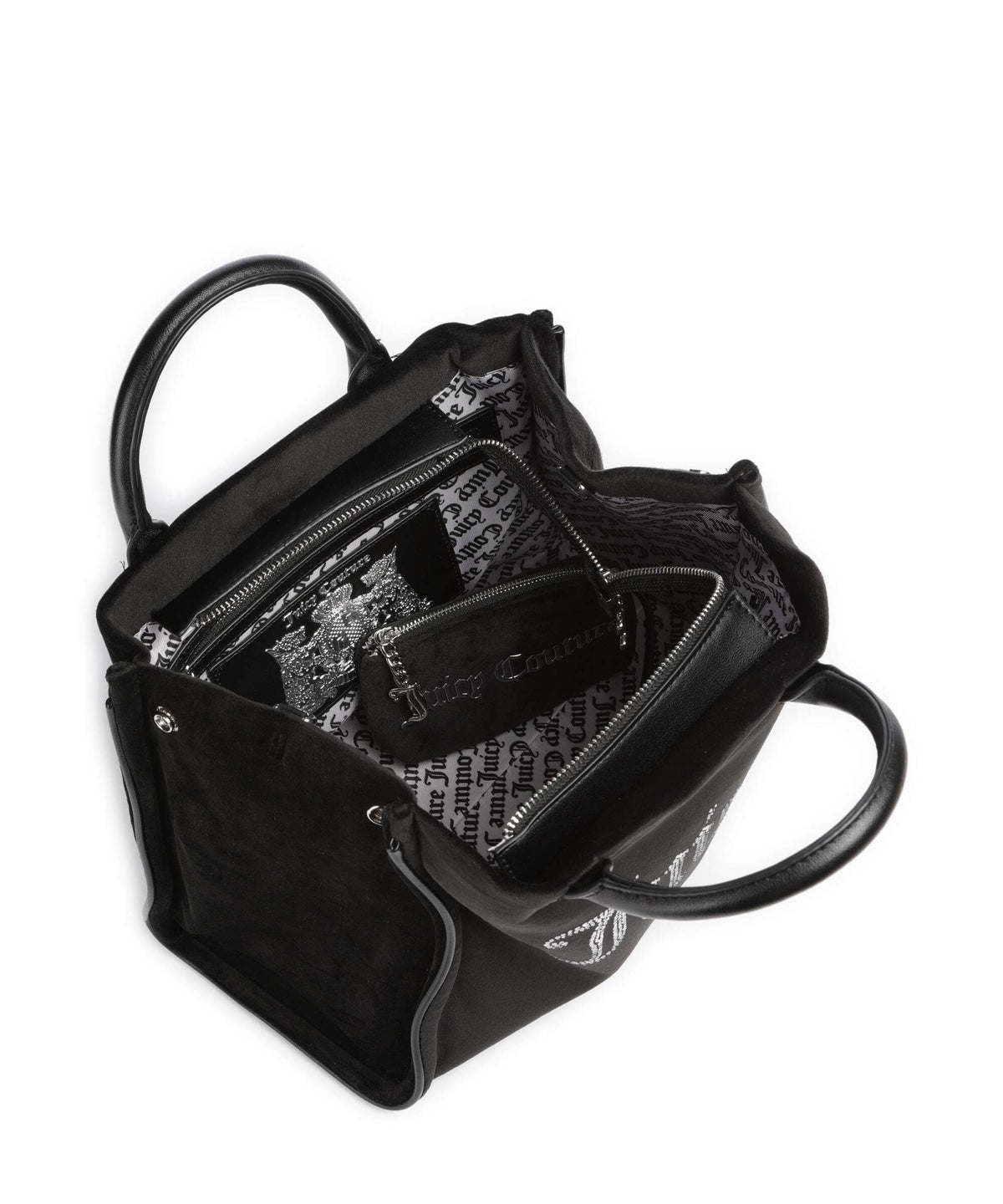 Juicy Couture Iris Velvet M Handbag black