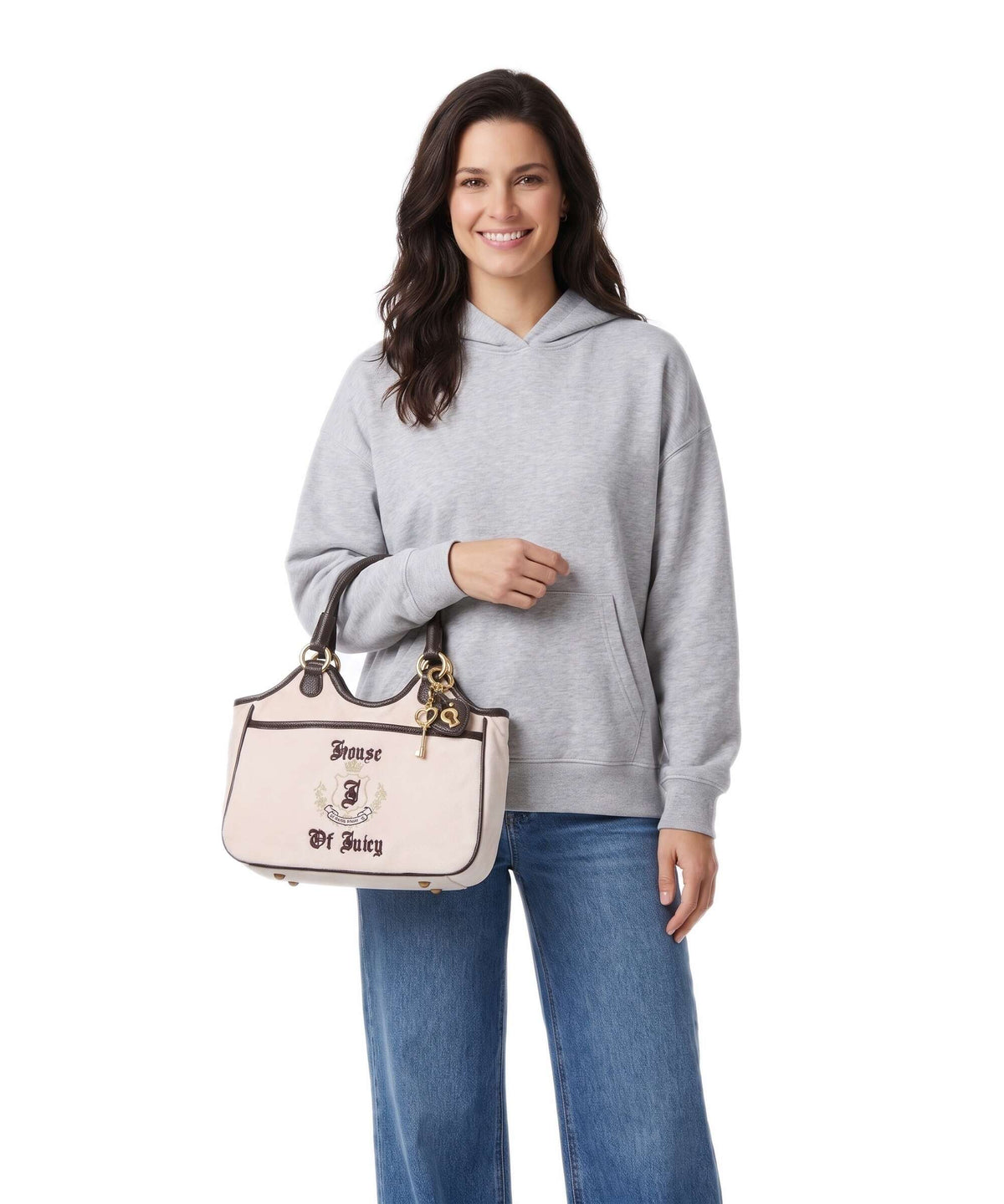 Juicy Couture Heritage M Handbag pink champagne