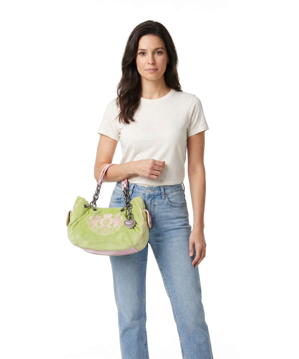 Juicy Couture Daydreamer Classic Crest M Hobo bag pistachio green