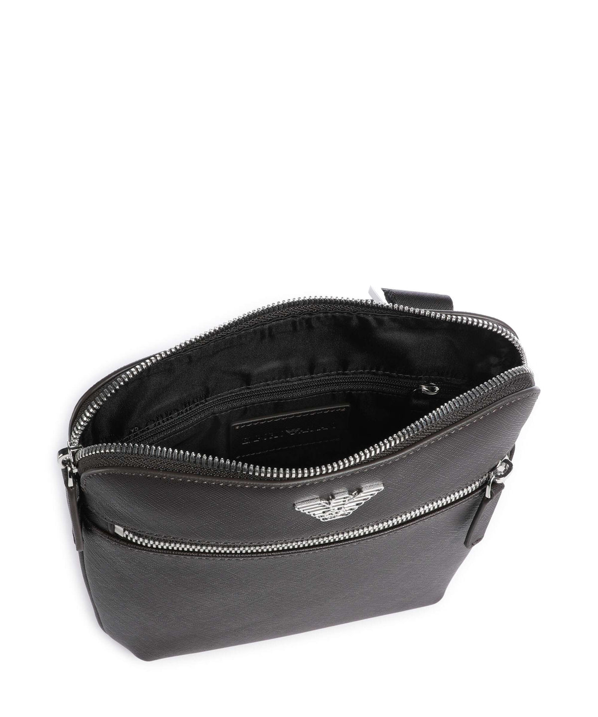 Emporio Armani Business Regenerated Crossbody bag ebony