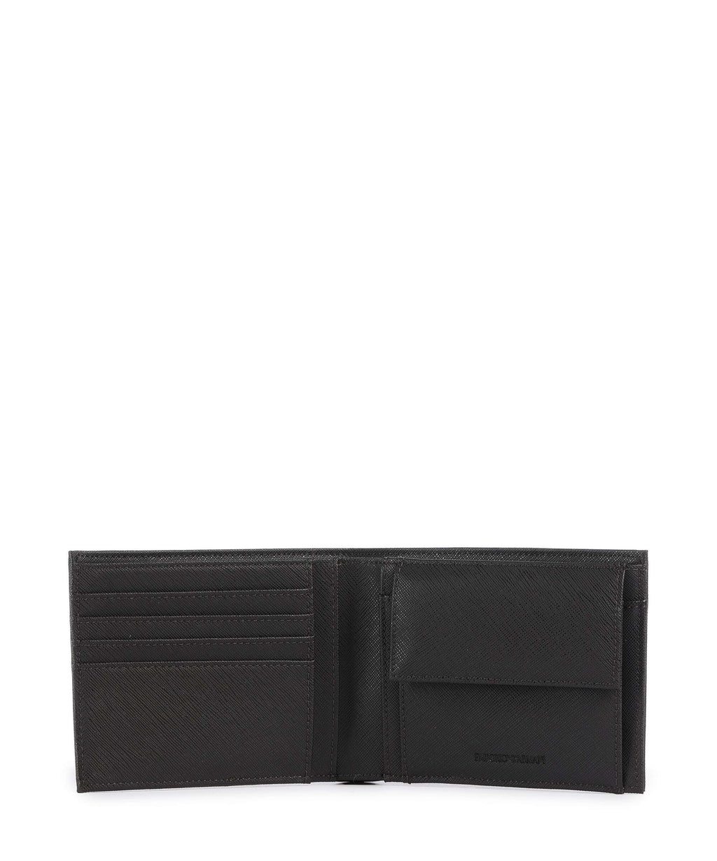 Emporio Armani Saffiano Animation Wallet ebony