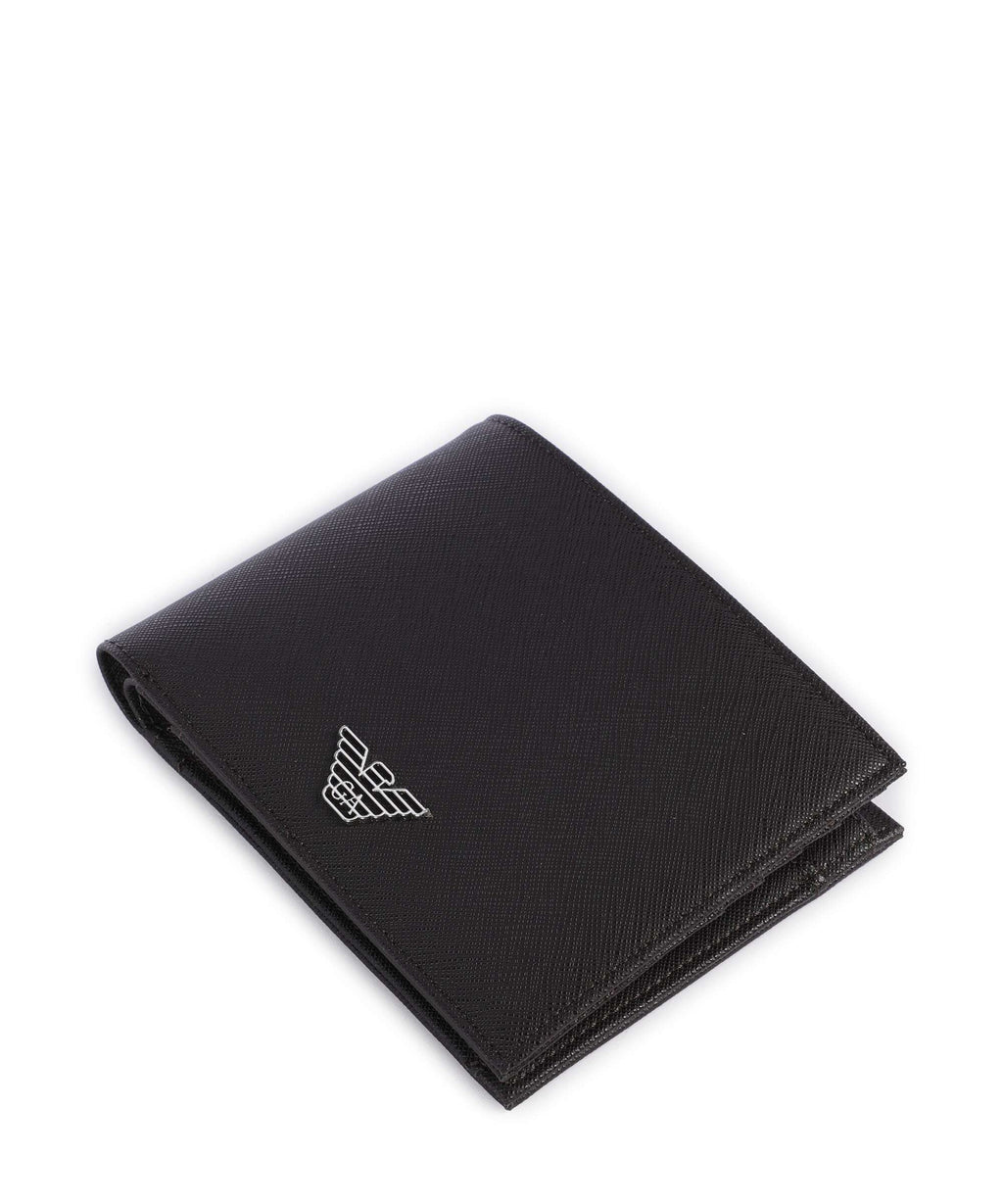 Emporio Armani Saffiano Animation Wallet ebony