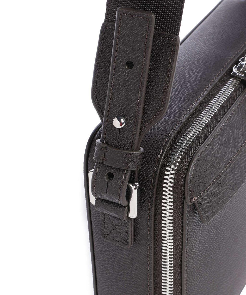 Emporio Armani Business Regenerated Crossbody bag ebony