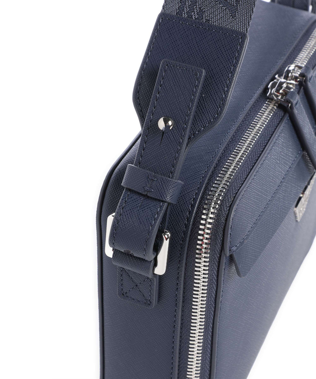 Emporio Armani Business Regenerated Crossbody bag medieval blue