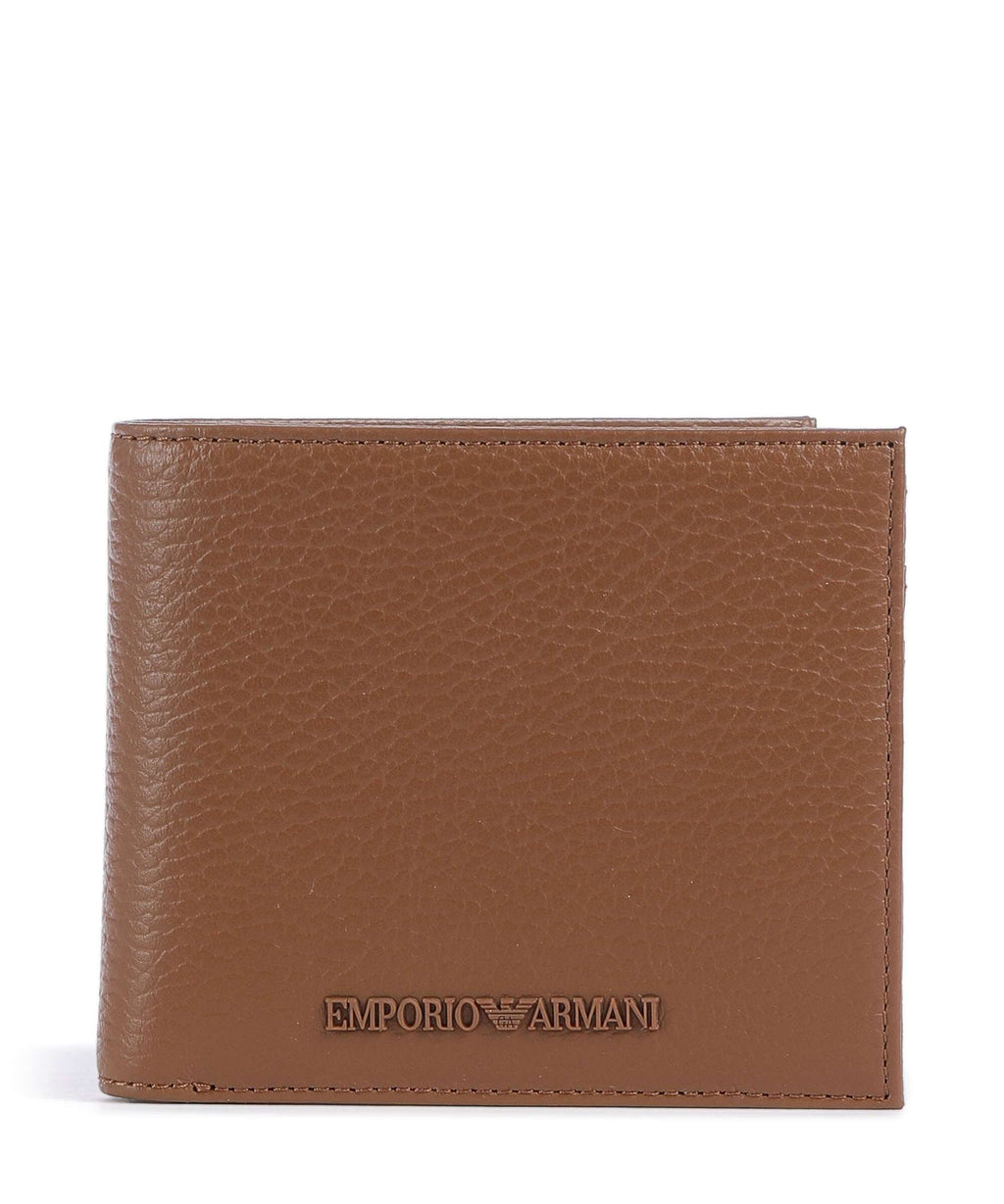 Emporio Armani Business Regenerated Wallet mocha bisque