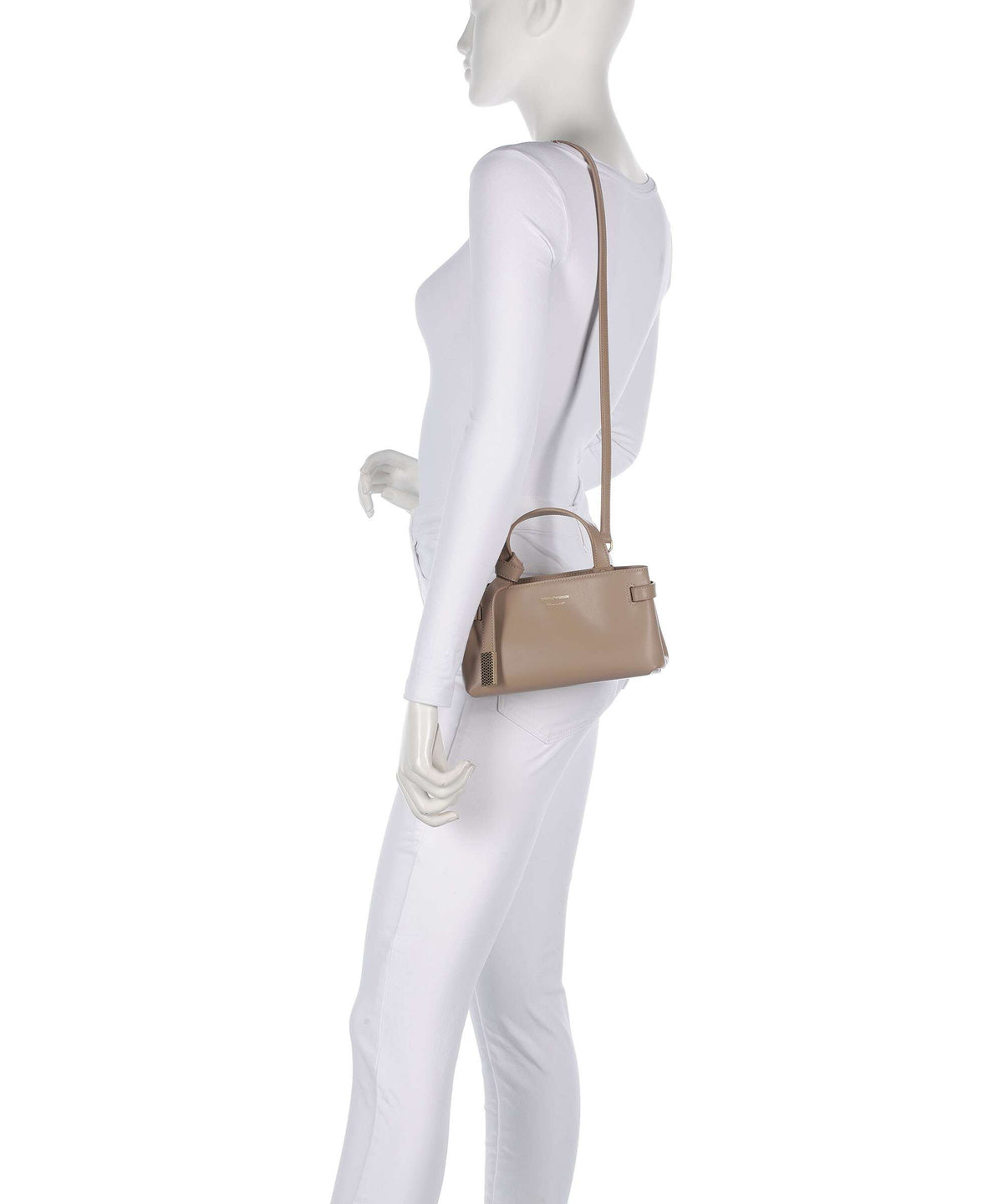Emporio Armani Nora XS Crossbody bag visone