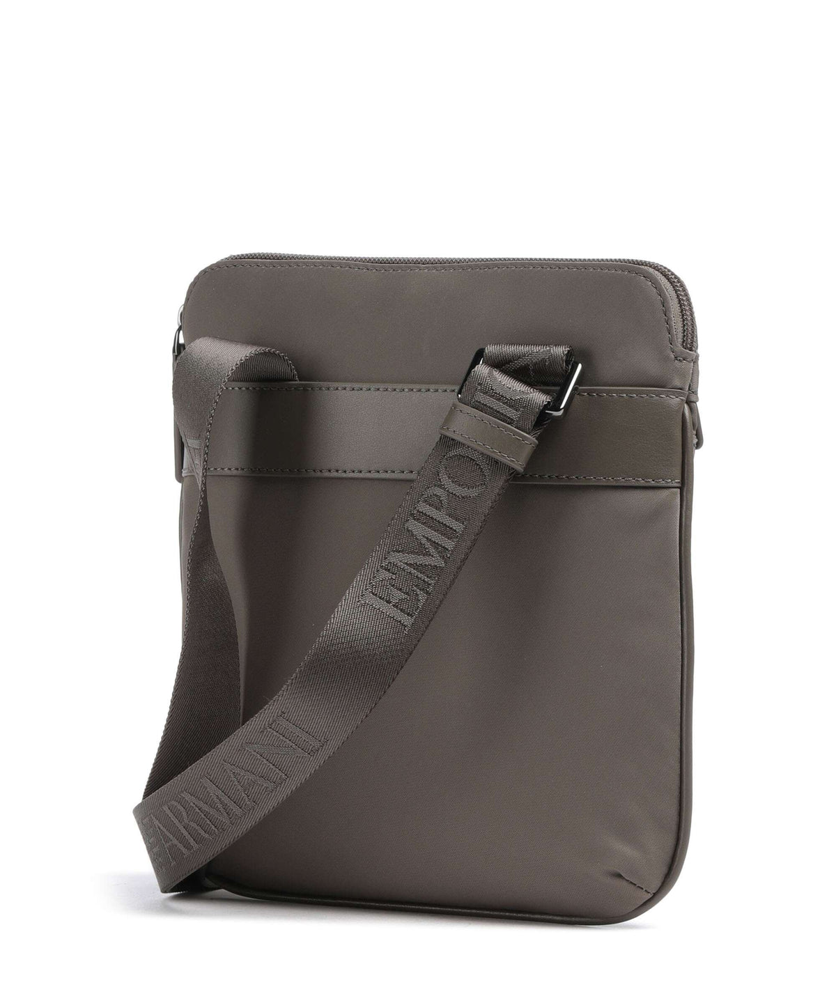 Emporio Armani Recycled Nylon Crossbody bag major brown