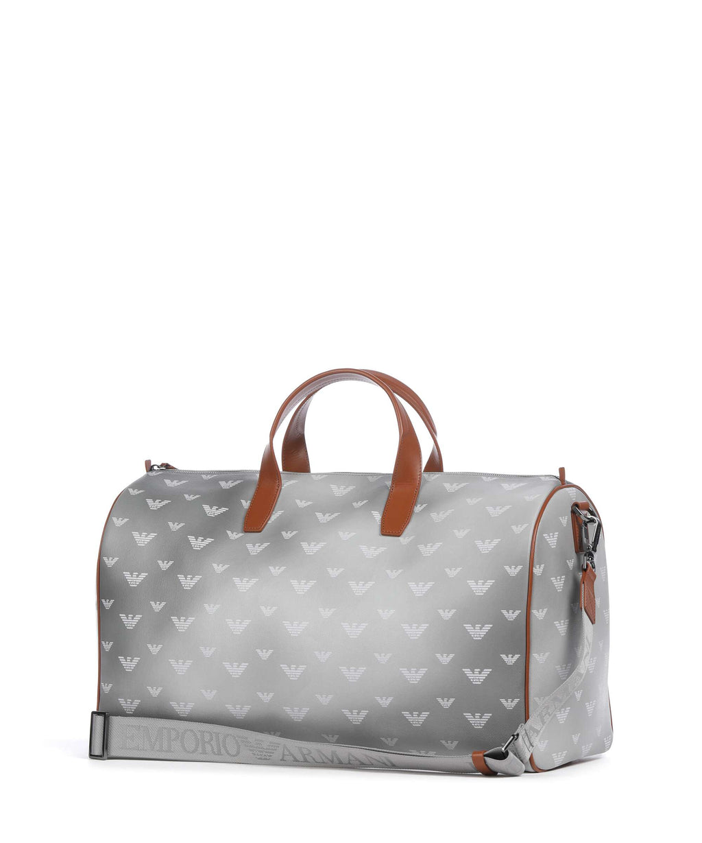 Emporio Armani Special Minorca Weekend bag grey/eagle allover