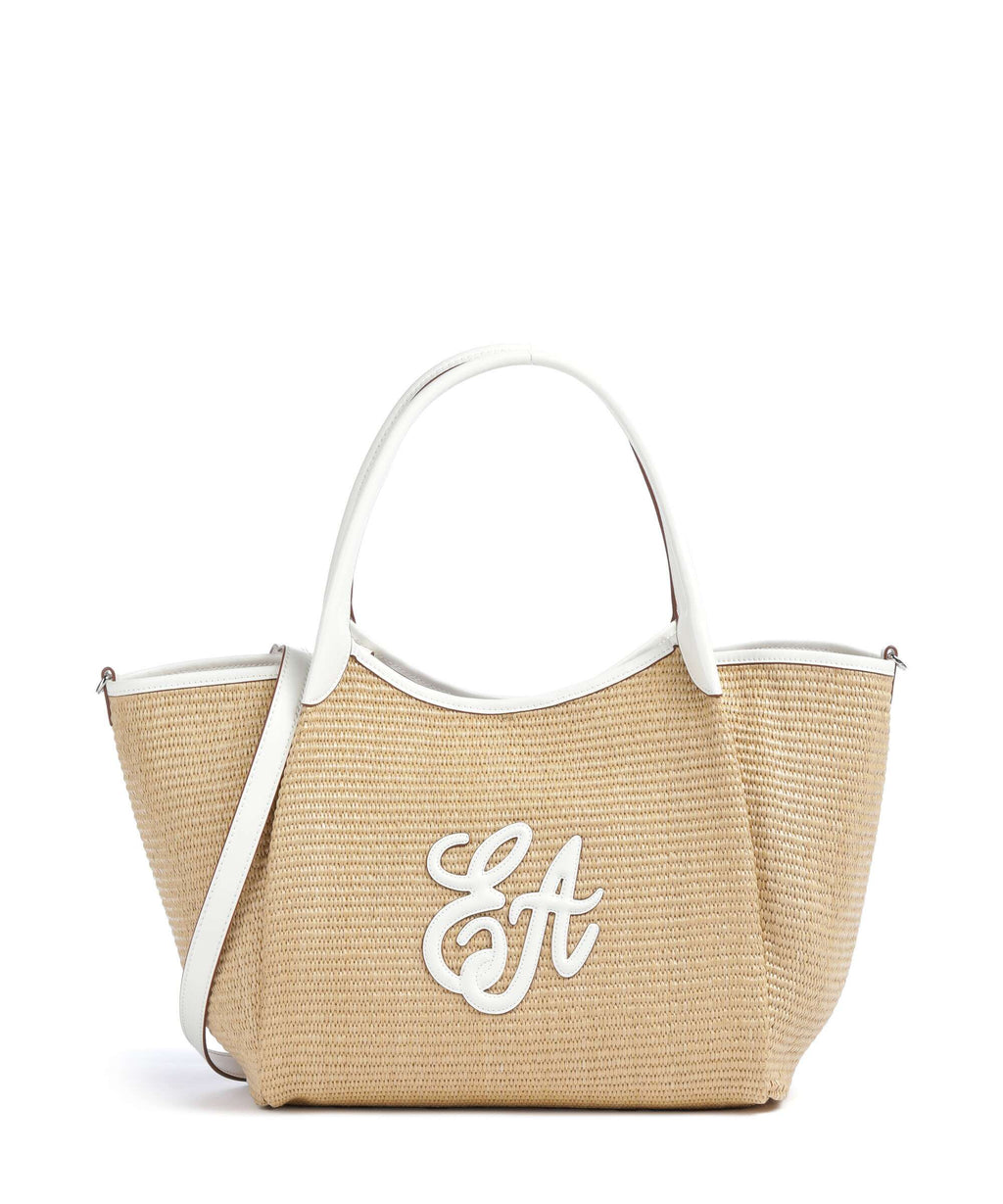Emporio Armani Durini 24 M-L Tote bag naturale/bianco