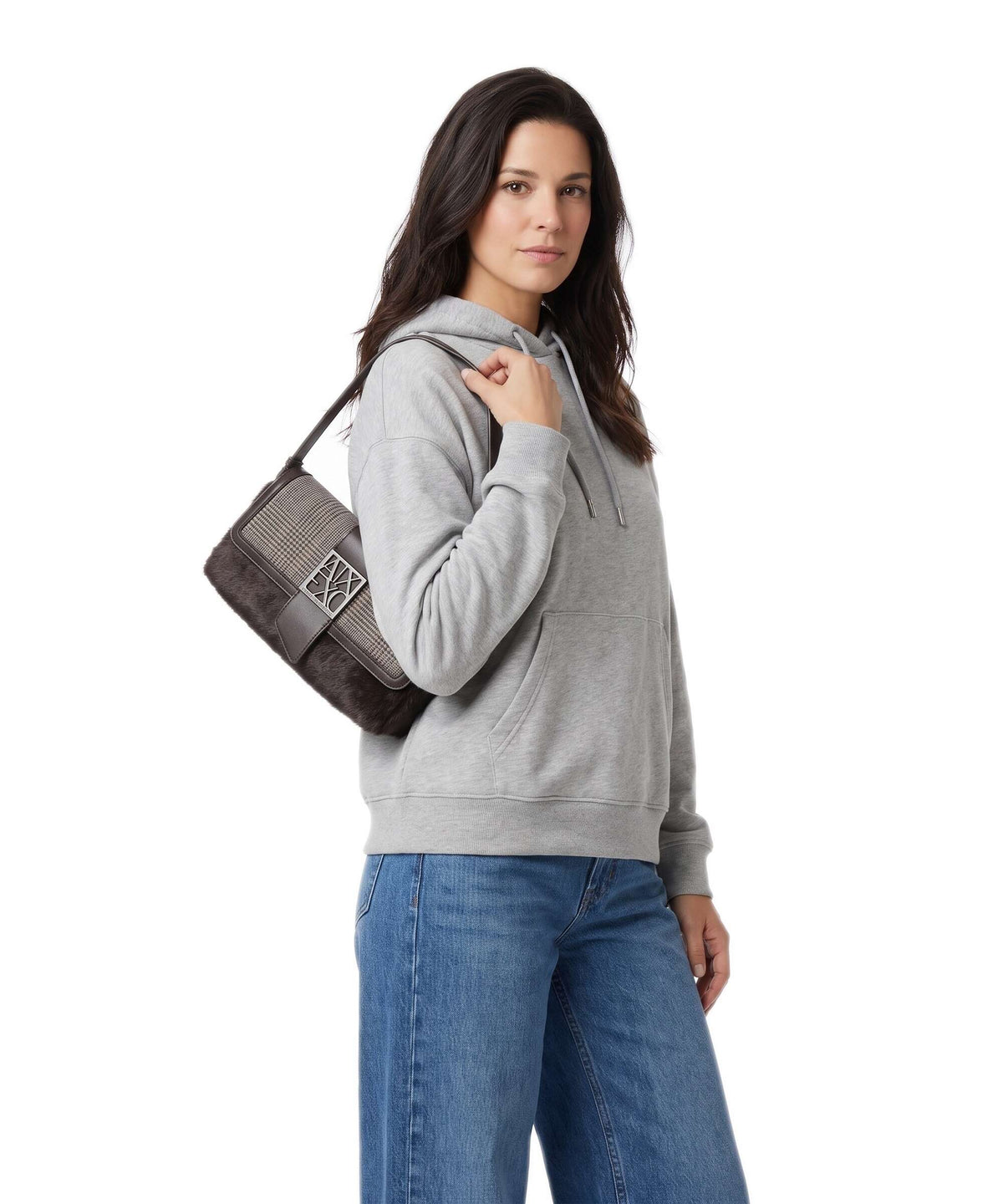 Armani Exchange Susy Soft Shoulder bag antagonist