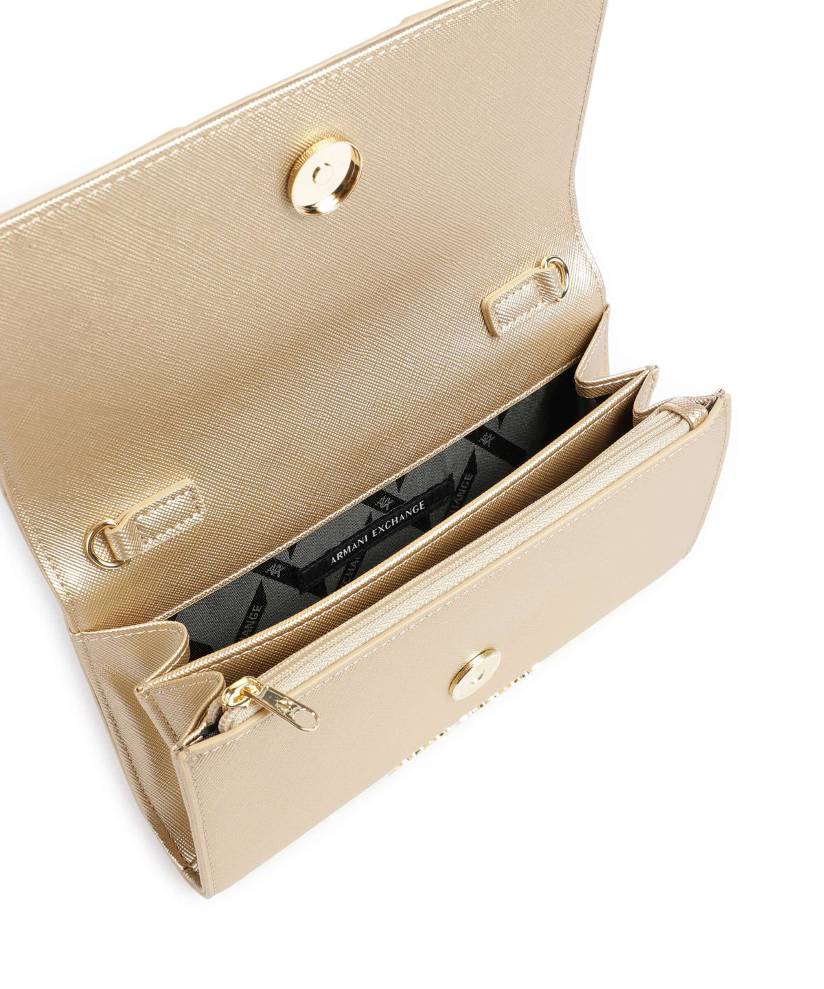 Armani Exchange Amelie Crossbody bag light gold