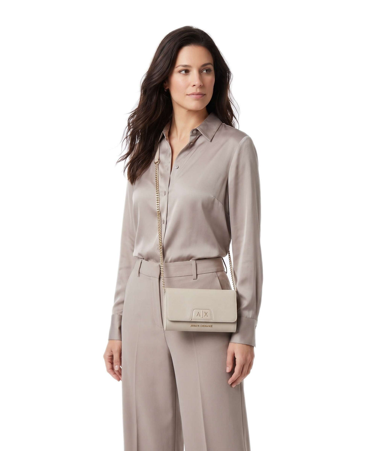 Armani Exchange Amelie Crossbody bag script