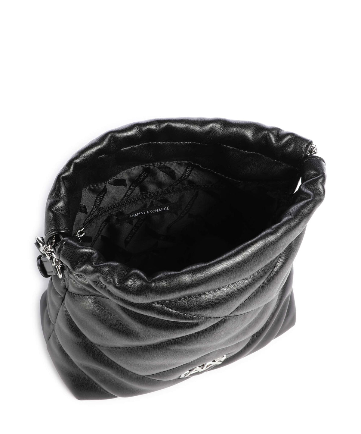 Armani Exchange Vicky Bucket bag black