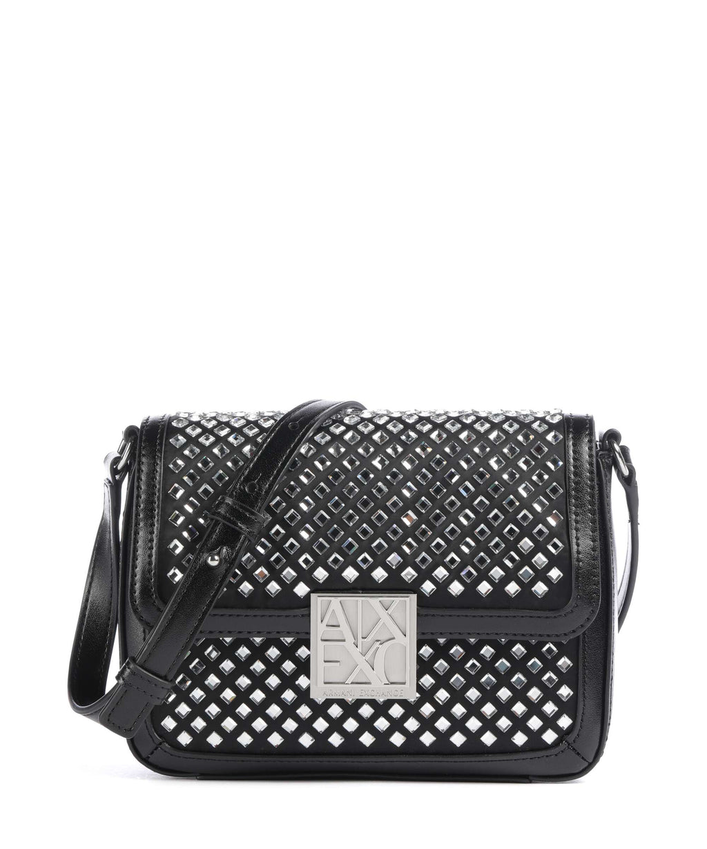 Armani Exchange Amy S Crossbody bag black/crystal