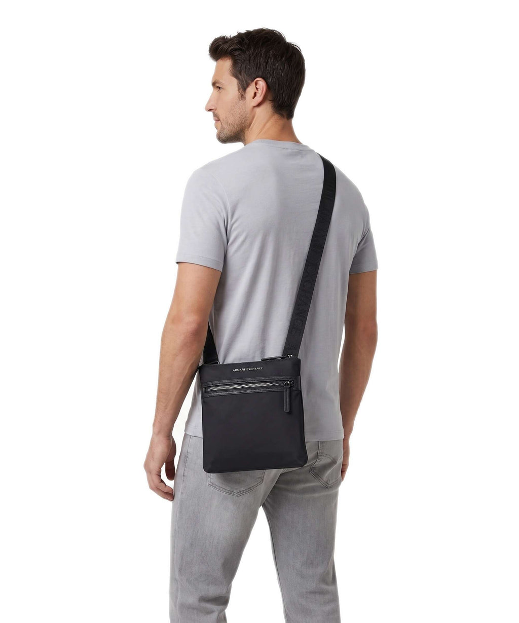 Armani Exchange Up For Party Crossbody bag black