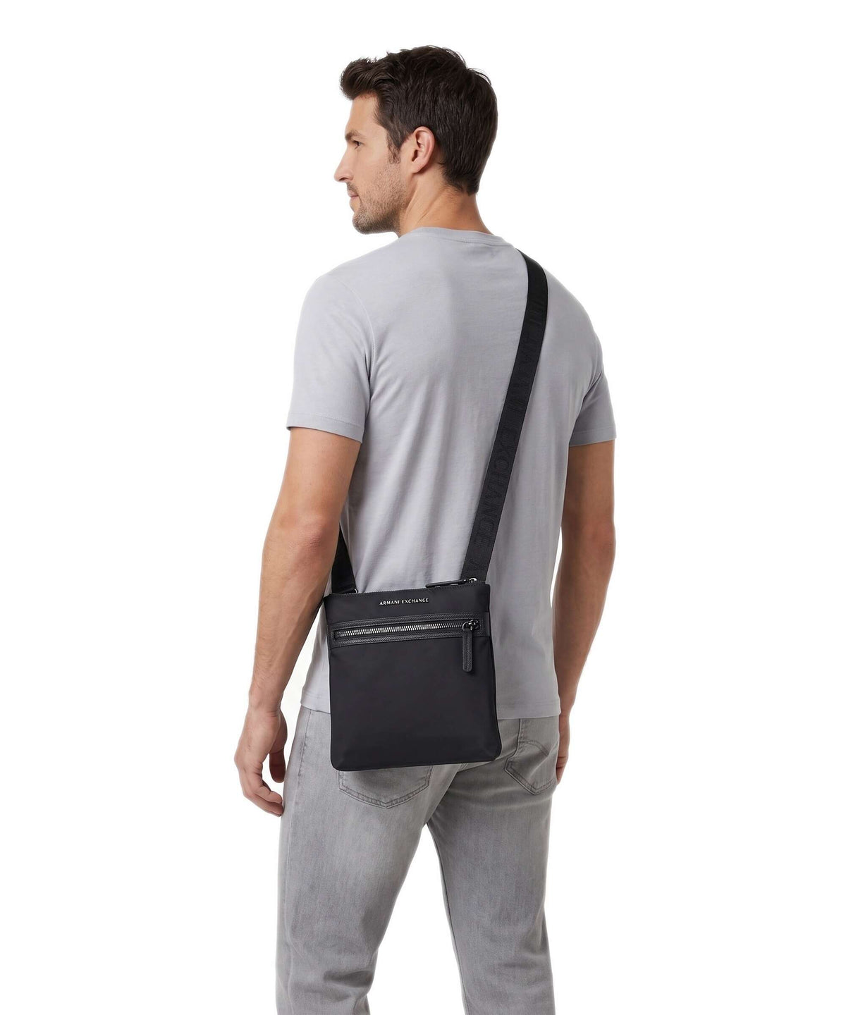 Armani Exchange Up For Party Crossbody bag black
