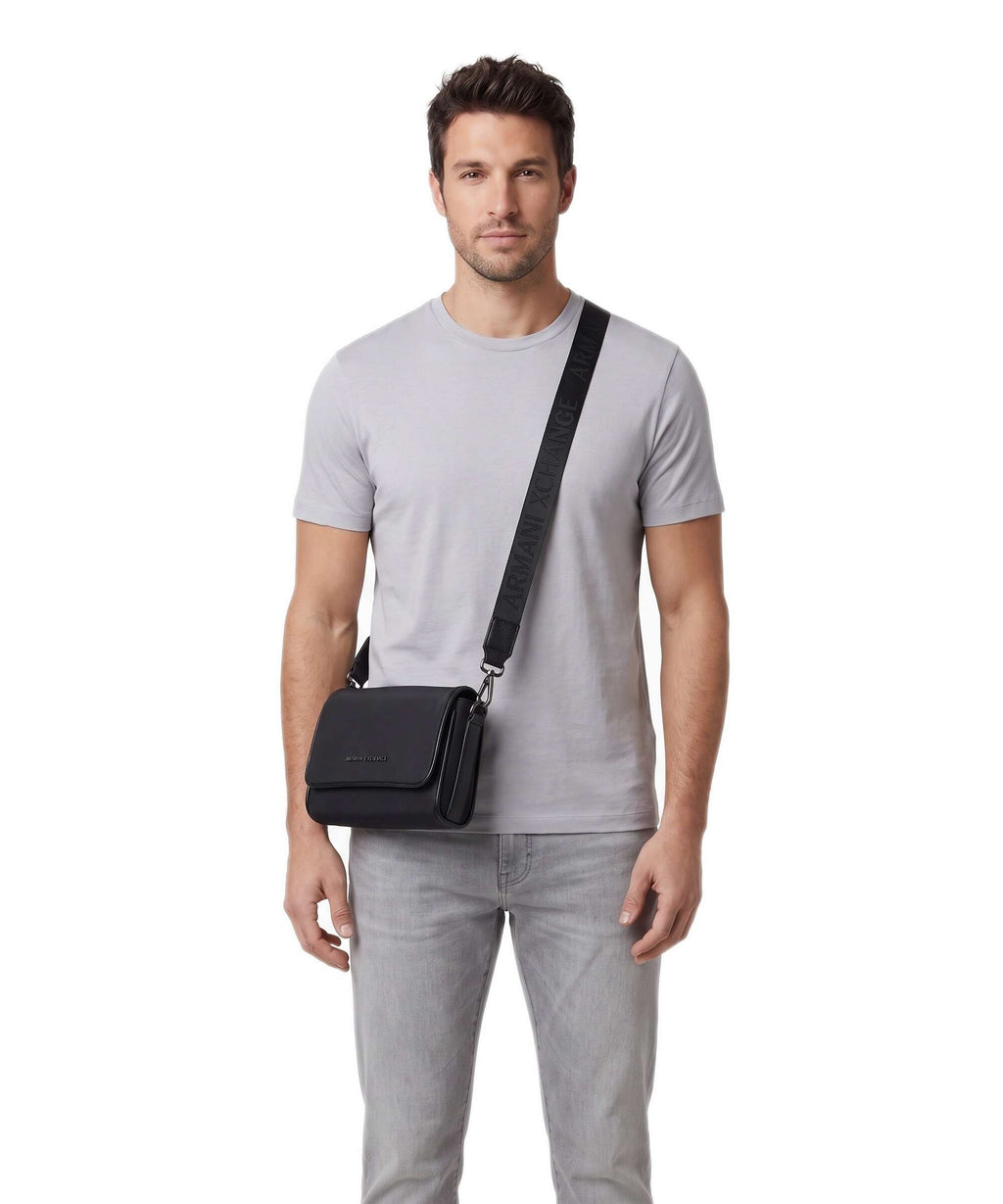 Armani Exchange Up For Party Crossbody bag black