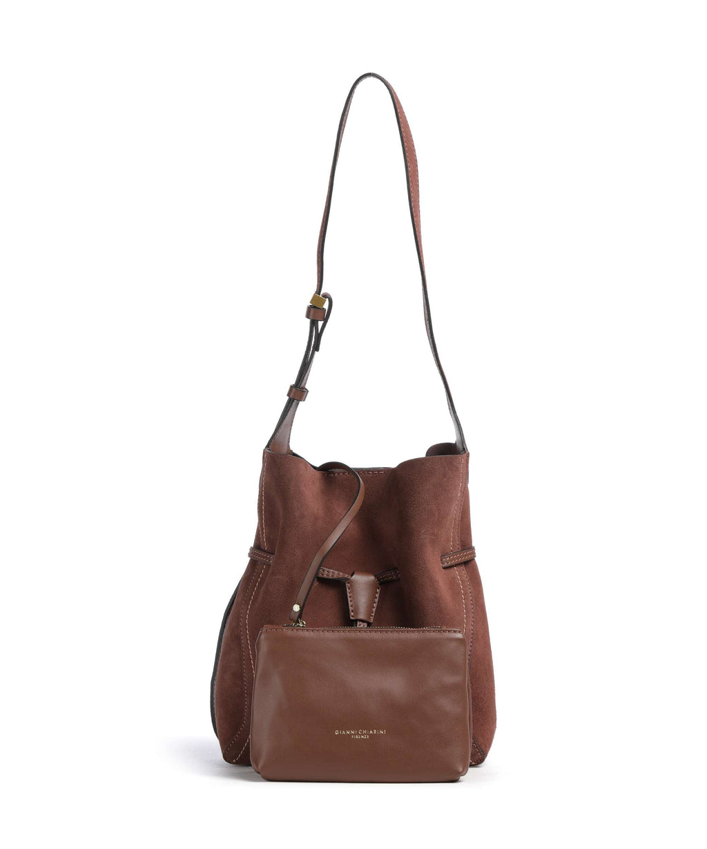 Gianni Chiarini Sienna Bucket bag gianduia