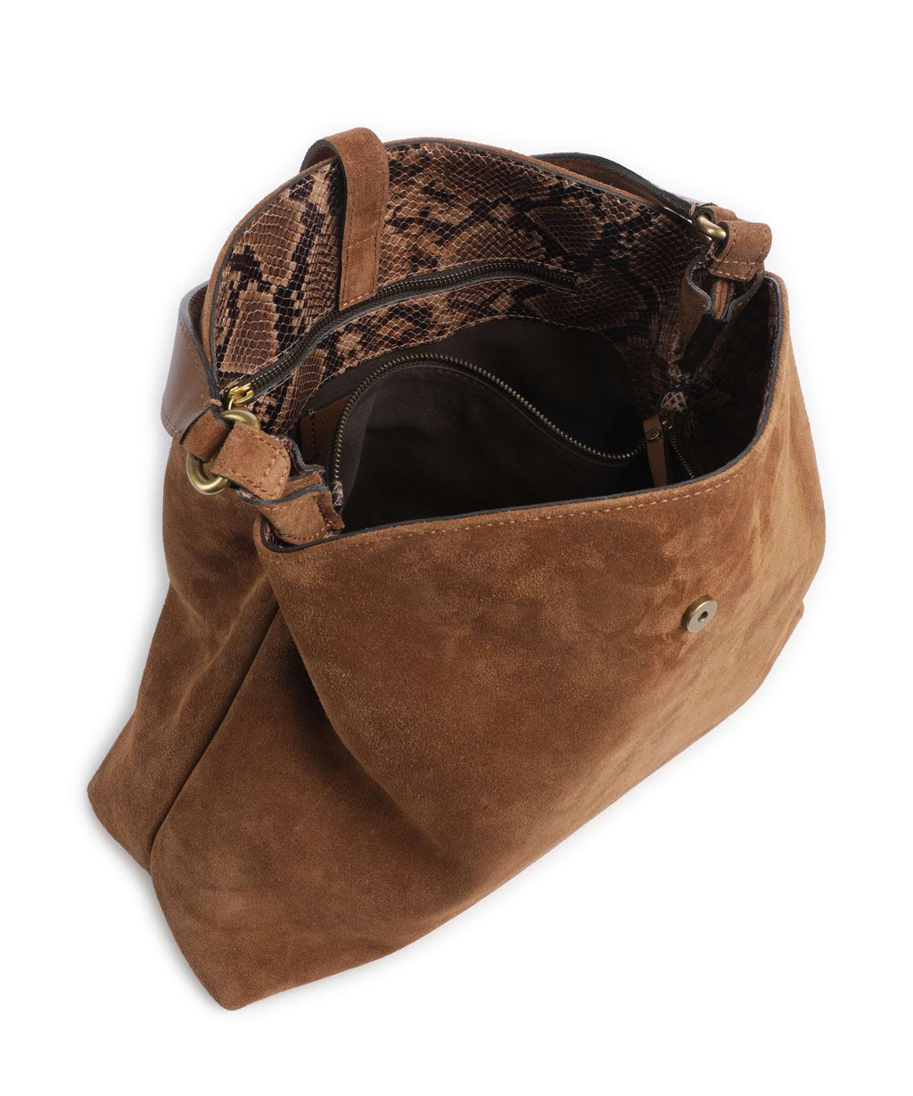 Gianni Chiarini Fiona Hobo bag cognac