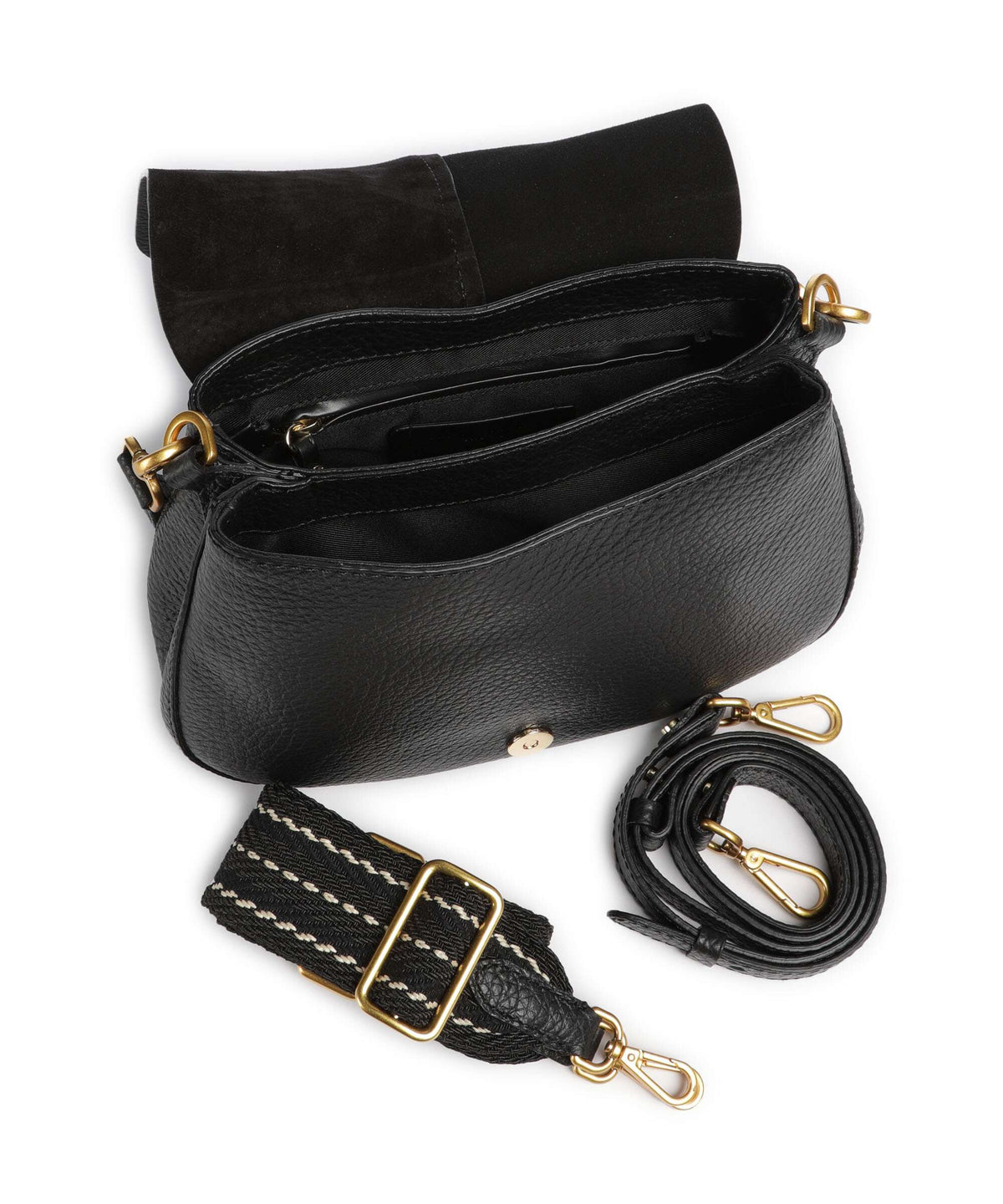 Gianni Chiarini Helena Round Shoulder bag nero
