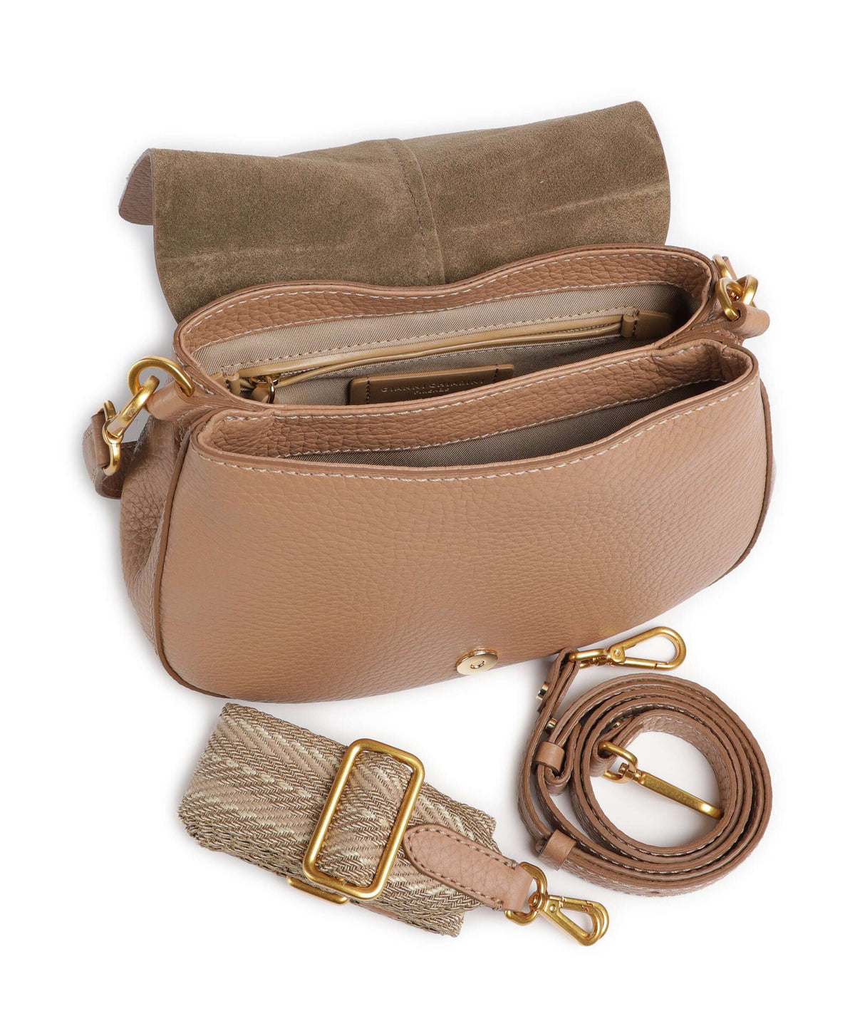 Gianni Chiarini Helena Round Shoulder bag clay