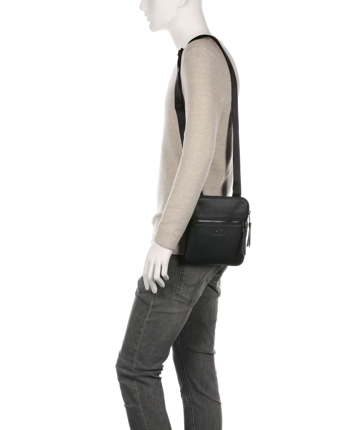 Armani Exchange Dino Crossbody bag nero