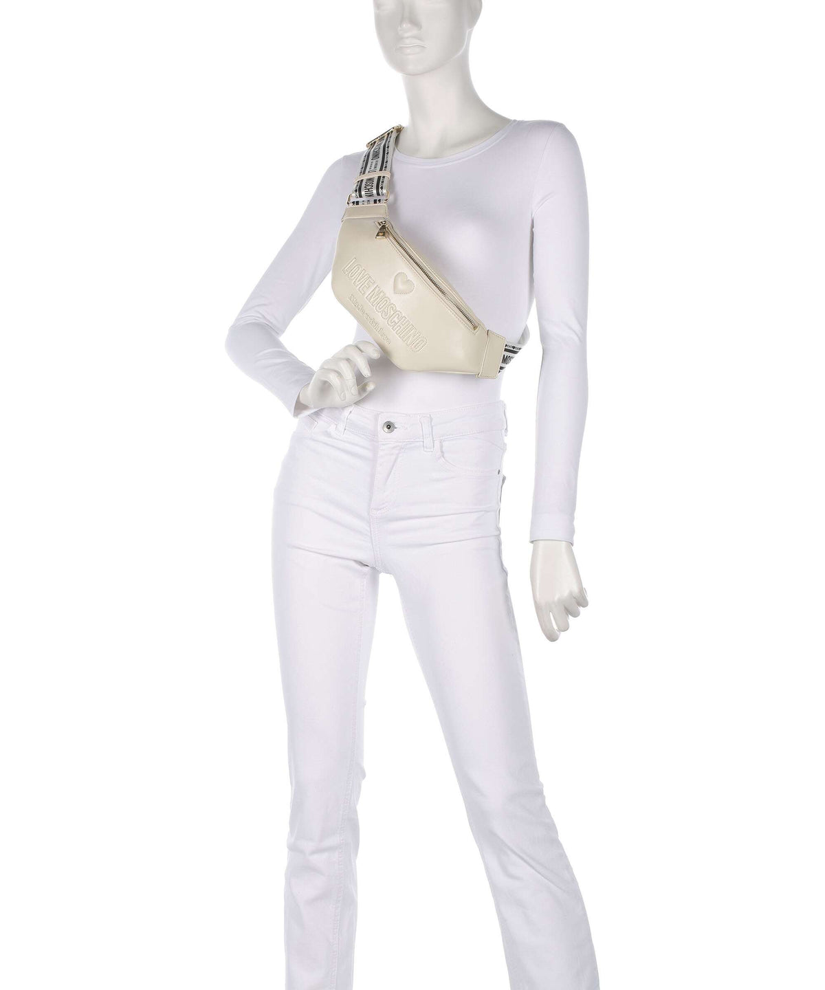 Love Moschino Ember Belt bag avorio