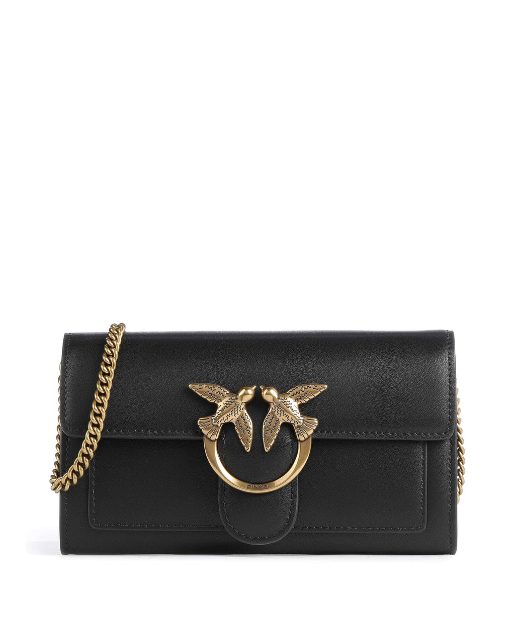 Pinko Love One Wallet nero/antique gold