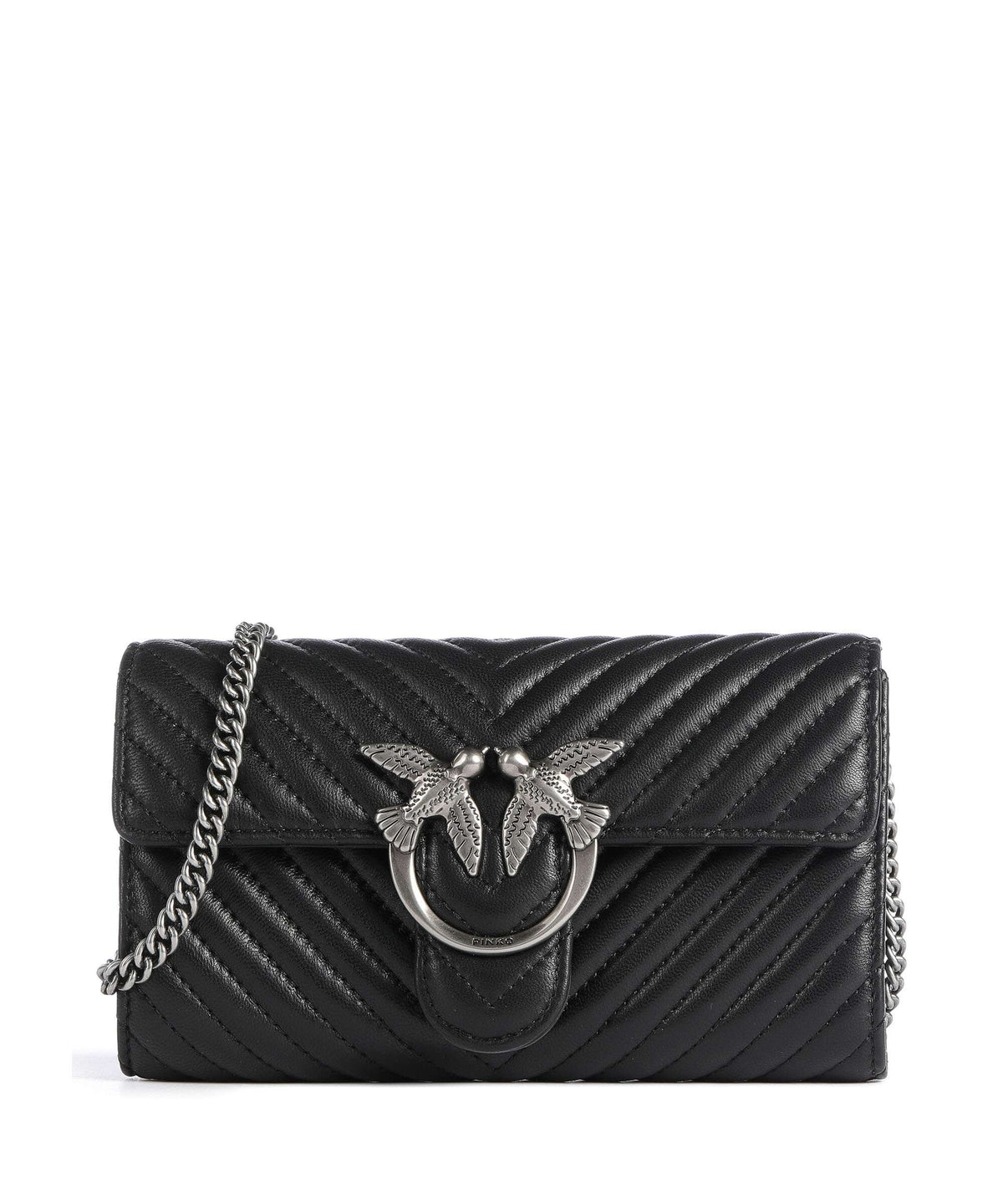 Pinko Love One Wallet nero/old silver