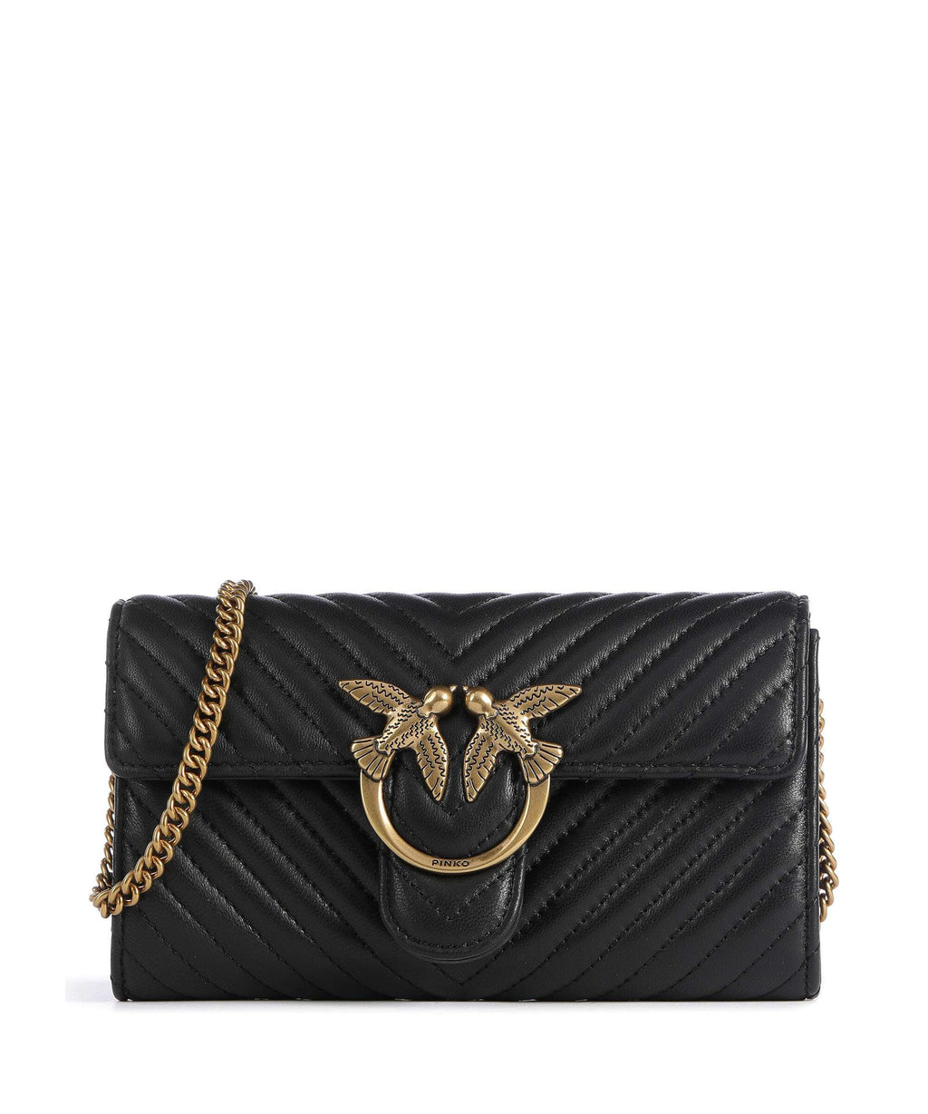 Pinko Love One Wallet nero/antique gold