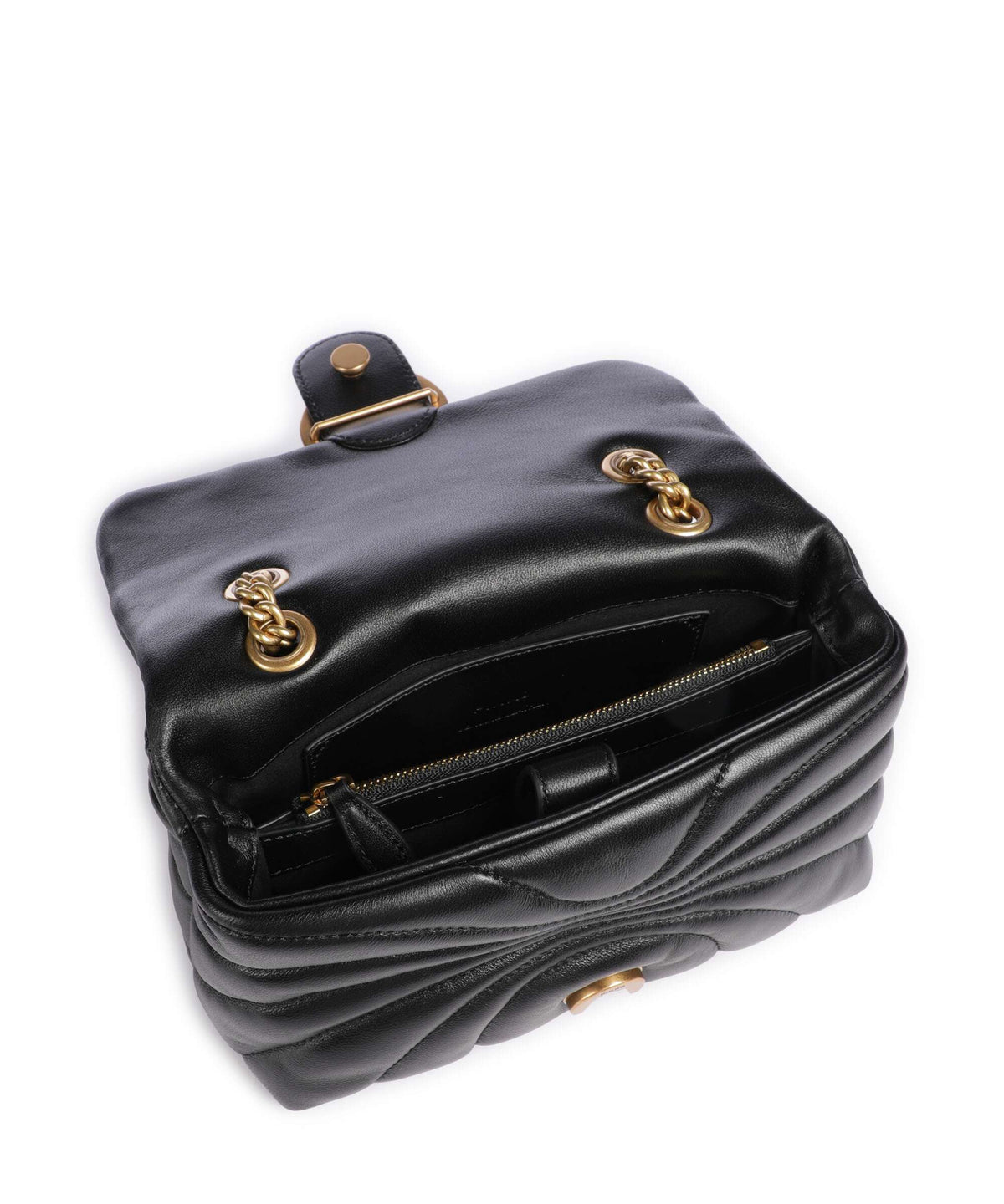 Pinko Love Puff Mini Shoulder bag nero/antique gold